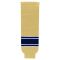 HS630 Knitted Striped Hockey Socks - Notre Dame Vegas Gold - Front