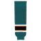 HS630 Knitted Striped Hockey Socks - 2009 San Jose Dark Teal - Front
