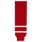 HS630 Knitted Striped Hockey Socks - Team Canada Red (2010) - Front