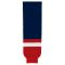 HS630 Knitted Striped Hockey Socks - 2008 Washington Red - Front