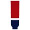 HS630 Knitted Striped Hockey Socks - 2013 Washington Red - Front