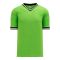 S1333 Soccer Jersey - Lime Green/Black/White - Front