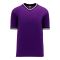 S1333 Soccer Jersey - Purple/Black/White - Front
