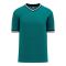 S1333 Soccer Jersey - Pacific Teal/Navy/White - Front