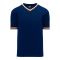 S1333 Soccer Jersey - Navy/Orange/White - Front