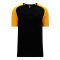 S1375 Soccer Jersey - Black/Gold - Front