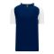 S1375 Soccer Jersey - Navy/White - Front