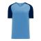 S1375 Soccer Jersey - Sky/Navy - Front