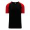 S1375 Soccer Jersey - Black/Red - Front