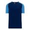 S1375 Soccer Jersey - Navy/Sky - Front
