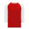 S1846 Soccer Jersey - Red/White - Front