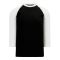 S1846 Soccer Jersey - Black/White - Front