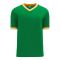 Athletic Knit S1333-334 Soccer Jersey - Kelly/Gold/White - Primary