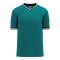 Athletic Knit S1333-456 Soccer Jersey - Pacific Teal/Navy/White - Primary