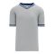 Athletic Knit S1333-548 Soccer Jersey - Grey/Navy/White - Primary