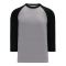 Athletic Knit S1846-920 Soccer Long Sleeve Shirt - Heather Grey/Black - Primary