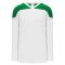 Athletic Knit H6100-211 League Hockey Jersey - White/Kelly - Primary