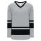 Athletic Knit H6400-822 League Hockey Jersey - Grey/Black - Primary