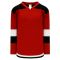 Athletic Knit H7400-414 Select Hockey Jersey - Red/Black/White - Primary