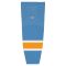 Athletic Knit HS2100-473 Lightweight Pro Hockey Socks - Sky/White/Gold - Primary