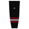 Athletic Knit HS2100-614 Lightweight Pro Hockey Socks - New Chicago 3rd Black - Primary