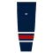 Athletic Knit HS2100-890 Lightweight Pro Hockey Socks - 2010 Columbus Navy - Primary
