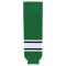 Athletic Knit HS630-347 Knitted Striped Hockey Socks - Kelly/Royal/White - Primary