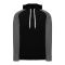 A1840 Apparel Sweatshirt - Black/Heather Charcoal - Front