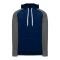 A1840 Apparel Sweatshirt - Navy/Heather Charcoal - Front