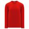 S1900 Soccer Long Sleeve Shirt - Red - Front