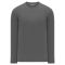 S1900 Soccer Long Sleeve Shirt - Heather Charcoal - Front