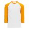 V1846 Volleyball Jersey - White/Gold - Front