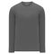 Athletic Knit S1900-021 Soccer Long Sleeve Shirt - Heather Charcoal - Primary
