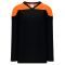 Athletic Knit H6100-265 League Hockey Jersey - Black/Orange - Primary