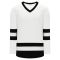Athletic Knit H6500-222 League Hockey Jersey - White/Black - Primary