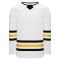 Athletic Knit H8000-353 Select Hockey Jersey - White/Black/Tuscan Gold - Primary