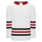 Athletic Knit H8000-415 Select Hockey Jersey - White/Black/Red - Primary