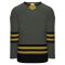 Athletic Knit H8000-748 Select Hockey Jersey - Graphite/Black/Knights Gold - Primary