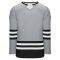 Athletic Knit H8000-973 Select Hockey Jersey - Grey/Black/White - Primary