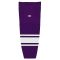Athletic Knit HS2100-220 Lightweight Pro Hockey Socks - Purple/White - Primary