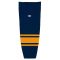 Athletic Knit HS2100-286 Lightweight Pro Hockey Socks - Navy/Tuscan Gold - Primary