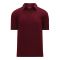 A1810 Apparel Polo Shirt - Maroon - Front