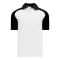 A1815 Apparel Polo Shirt - White/Black - Front