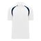 A1820 Apparel Polo Shirt - White/Navy - Front