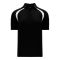 A1820 Apparel Polo Shirt - Black/White - Front