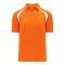 A1820 Apparel Polo Shirt - Orange/White - Front