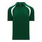 A1820 Apparel Polo Shirt - Dark Green/White - Front