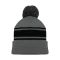A1830 Hockey Toque - Heather Charcoal/Black - Front
