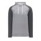 A1840 Apparel Sweatshirt - Heather Grey/Heather Charcoal - Front