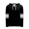 A1845 Apparel Sweatshirt - Black/White - Front